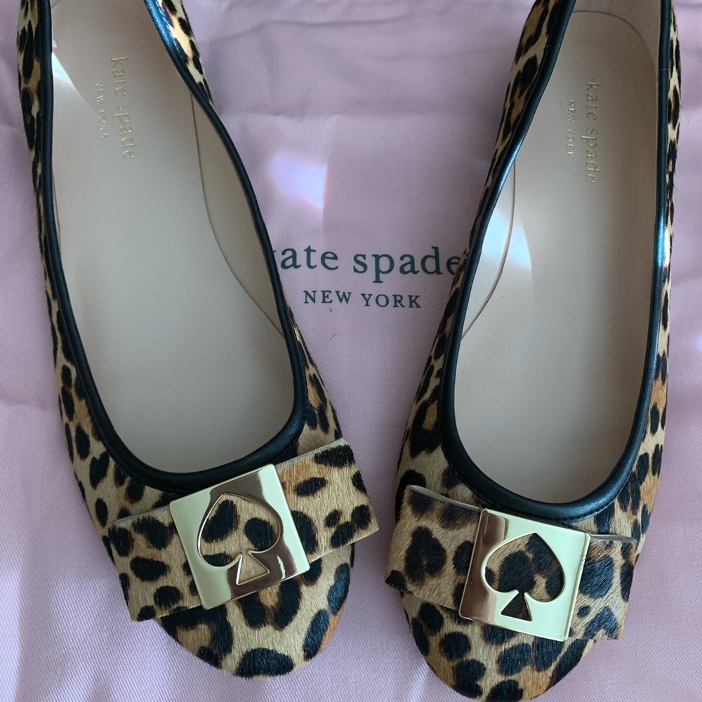 Kate Spade Fur Flats